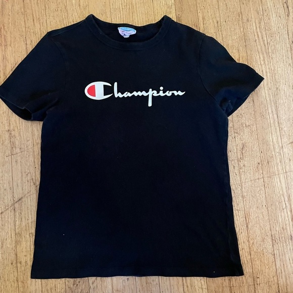 Champion Tops - Champion Black Tee